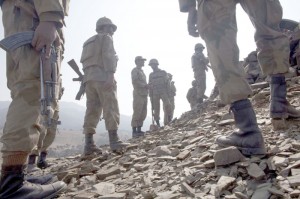 The Pakistani army in south Waziristan.