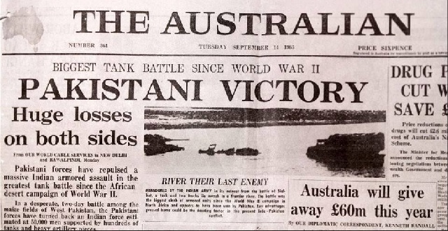 Pakistan won 1965 war