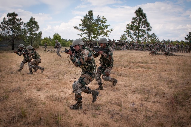 silence surrounding an Indian military exercise